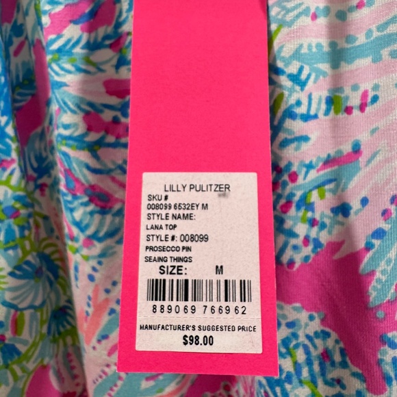 NWT Lilly Pulitzer Top - Size M - Picture 4 of 6